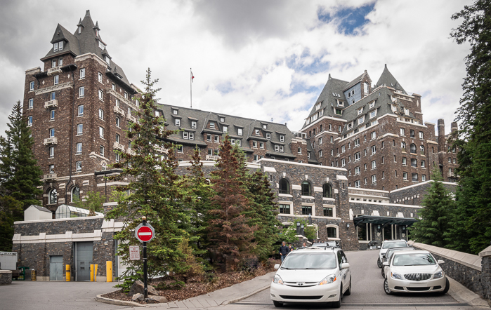 Fairmont Banff Springs Hotel v centre mesta
